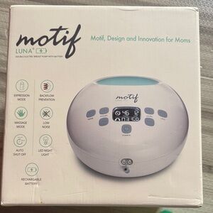 Motif Luna Double Electric Breast Pump - White